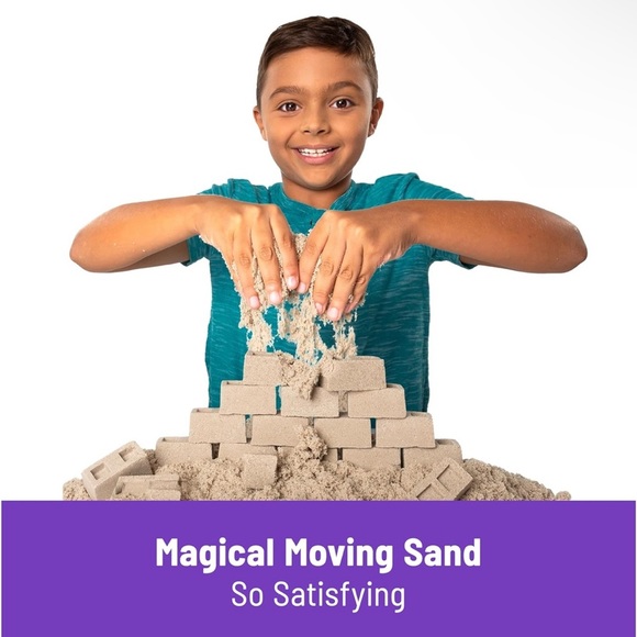 NWT Kinetic Sand Construction Site Folding Sandbox with Toy Truck - Picture 11 of 12